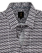 Load image into Gallery viewer, 1 Like No Other Mawar Print Grey Shirt