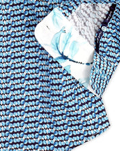 Load image into Gallery viewer, 1 Like No Other Mawar Print Blue Shirt