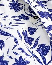 Load image into Gallery viewer, 1 like no other Fiore Long Sleeve Navy Floral Shirt