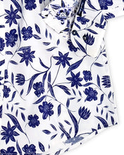 Load image into Gallery viewer, 1 like no other Fiore Long Sleeve Navy Floral Shirt