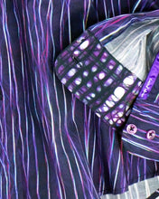 Load image into Gallery viewer, 1 Like No Other Alon Print Navy Shirt