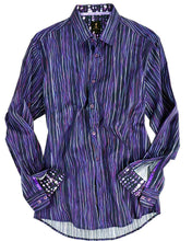 Load image into Gallery viewer, 1 Like No Other Alon Print Navy Shirt