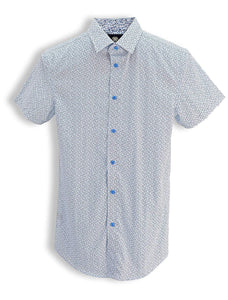 English Laundry Short-Sleeve Geometric Shirt