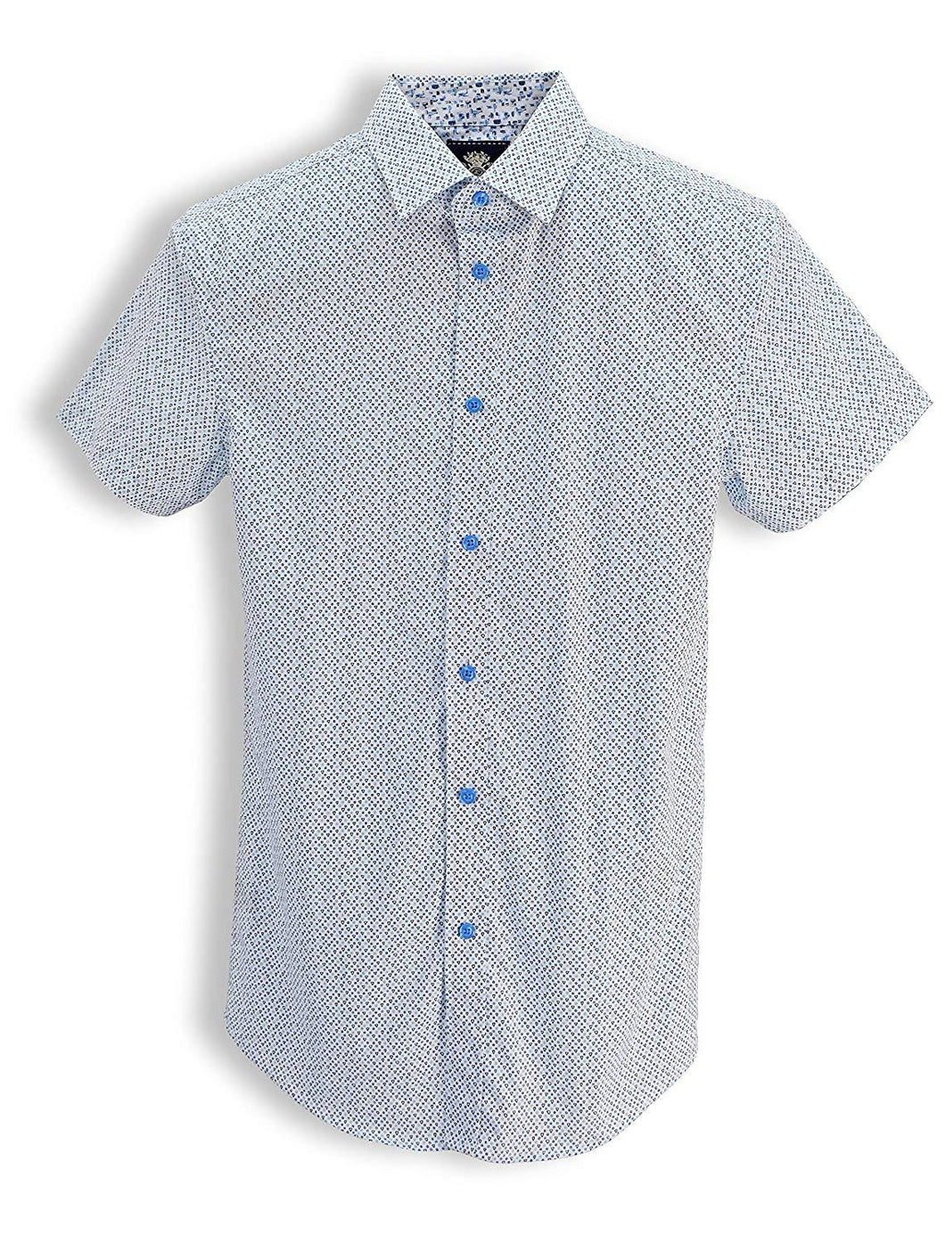 English Laundry Short-Sleeve Geometric Shirt