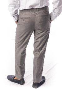 Elie Balleh Gray Flat Front Trouser