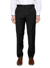 Load image into Gallery viewer, Tailorbyrd 100% Wool Black Cavalry Twill Trouser
