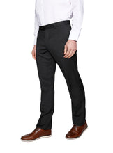 Load image into Gallery viewer, Tailorbyrd 100% Wool Charcoal Cavalry Twill Trouser
