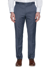 Load image into Gallery viewer, Tailorbyrd 100% Wool Denim Blue Cavalry Twill Trouser
