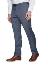 Load image into Gallery viewer, Tailorbyrd 100% Wool Denim Blue Cavalry Twill Trouser
