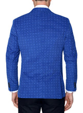 Load image into Gallery viewer, Tailorbyrd Blue Pokadot Corduroy Sportcoat
