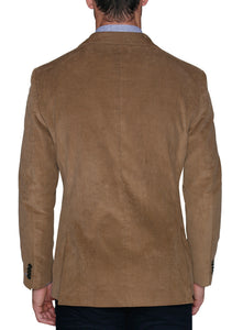 Tailorbyrd  Solid Tan Corduroy Sportcoat