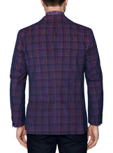 Load image into Gallery viewer, Tailorbyrd  Purple Plaid Corduroy Sportcoat
