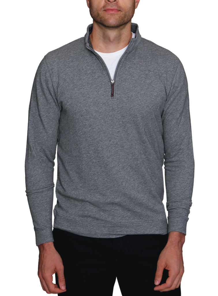 Tailorbyrd Gray Quarterzip Pullover