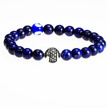 Load image into Gallery viewer, Jean Claude 8MM Blue Lapis Beaded Bracelet
