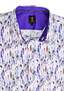 1 Like No Other Seud Half Sleeve Print Shirt