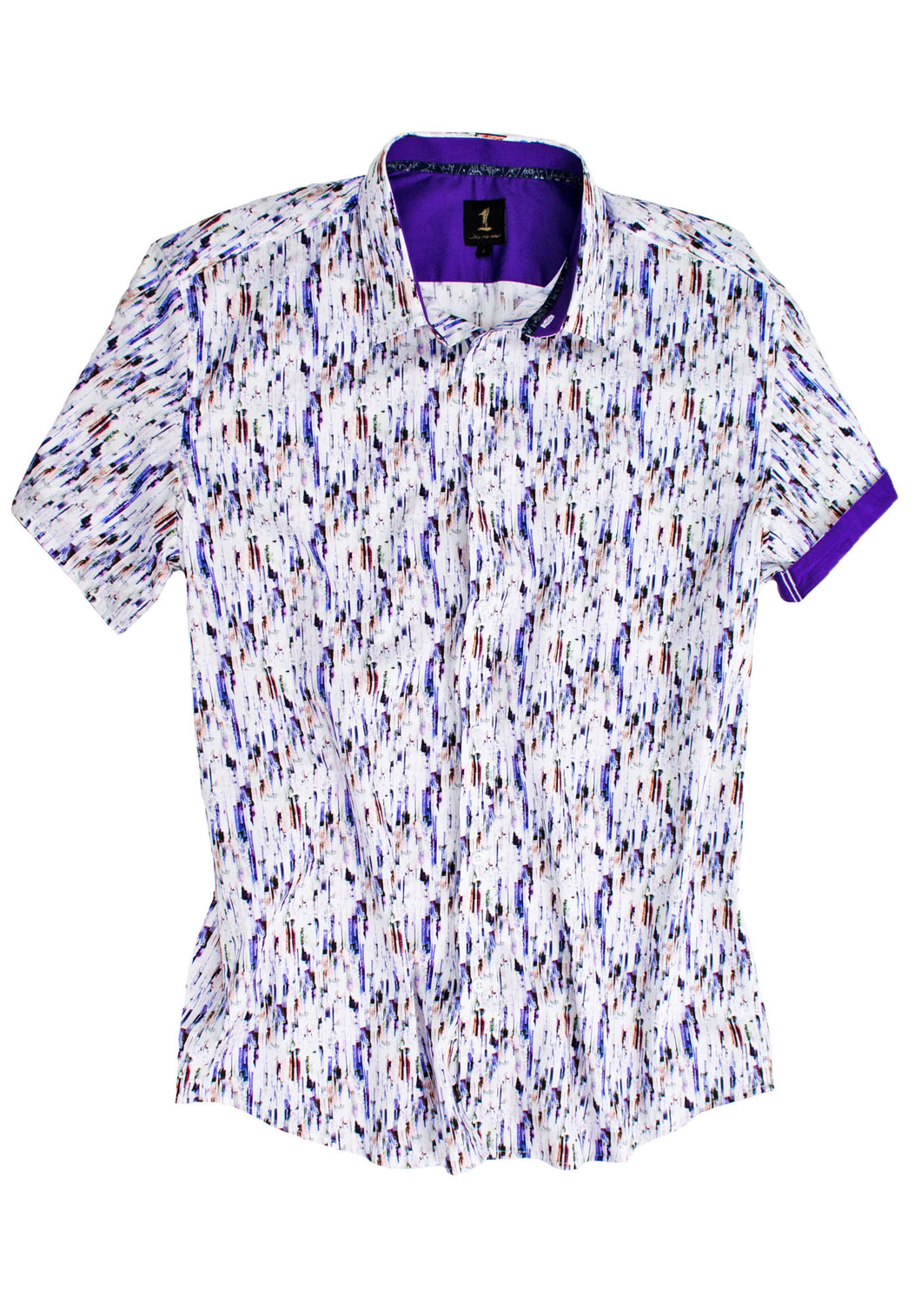 1 Like No Other Seud Half Sleeve Print Shirt